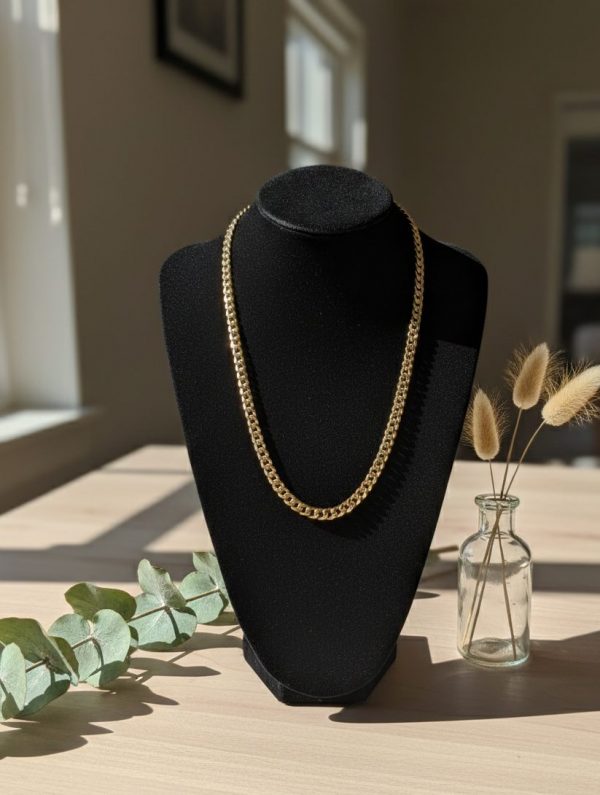 Cadena cubana 60 cm 8 mm