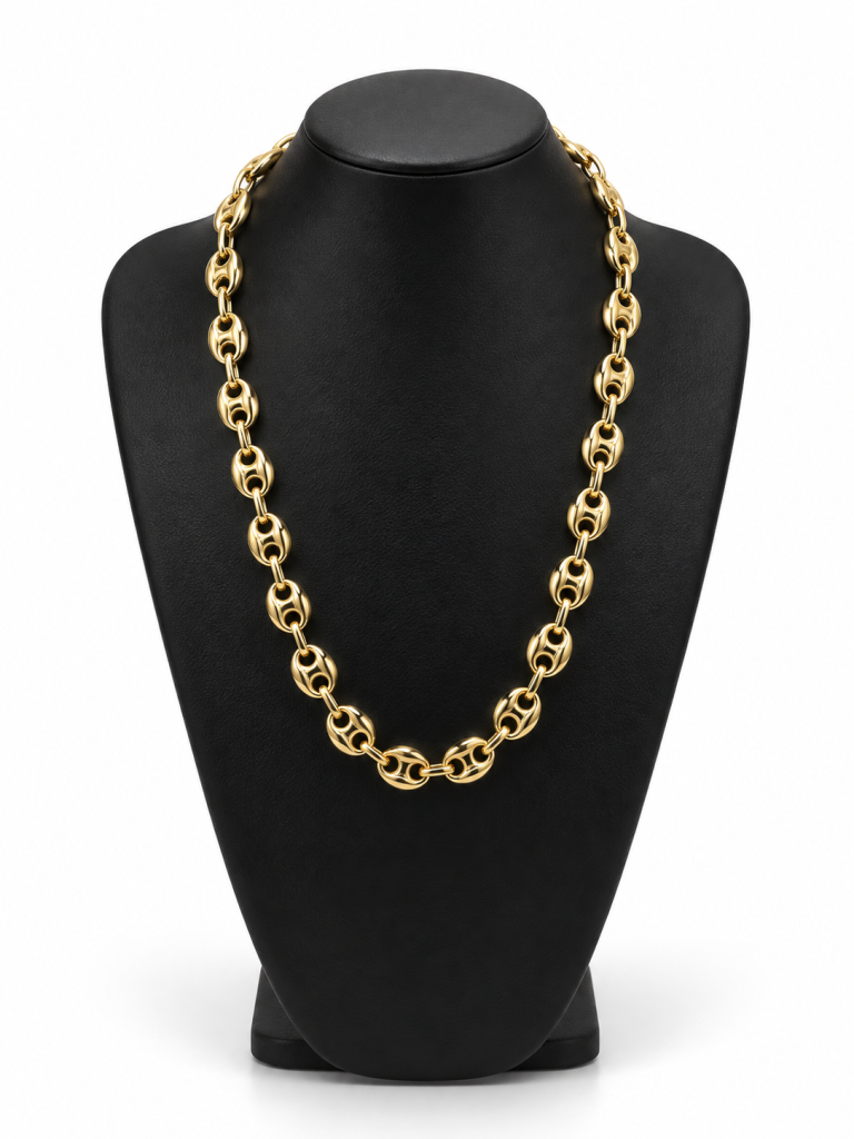 Cadena calabrote de oro 18K 60 cm | Grosor 13 mm | Peso 55,3 g