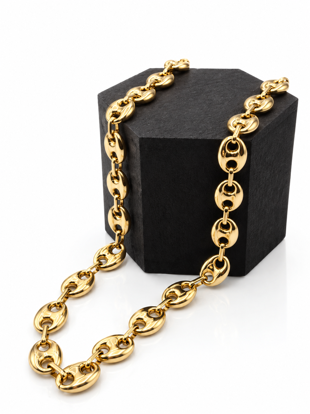 Cadena calabrote de oro 18K 60 cm | Grosor 13 mm | Peso 55,3 g