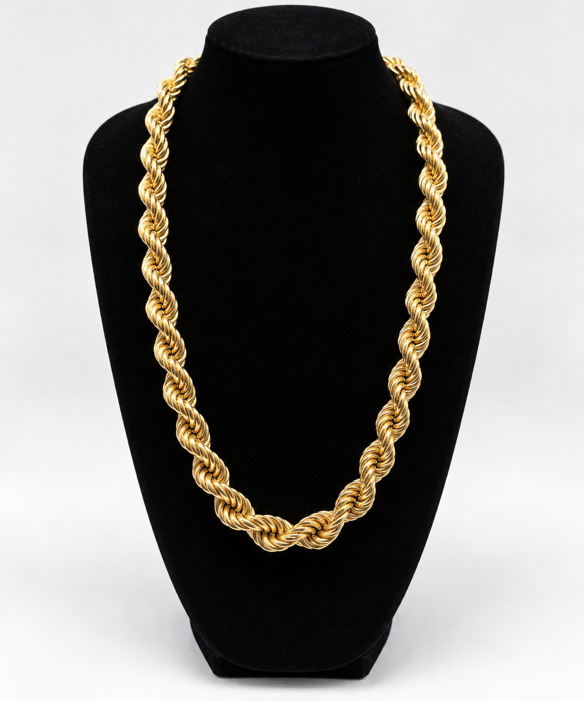 Cordón de oro 18K 70 cm | Grosor 10 mm | Peso 75,25 g