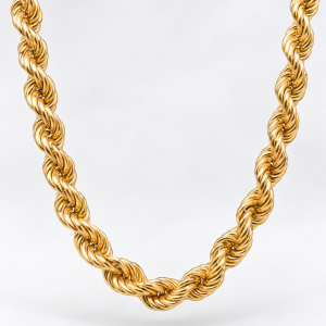 Cordón de Oro 18K 70 cm | Grosor 10 mm | Peso 75,25 g