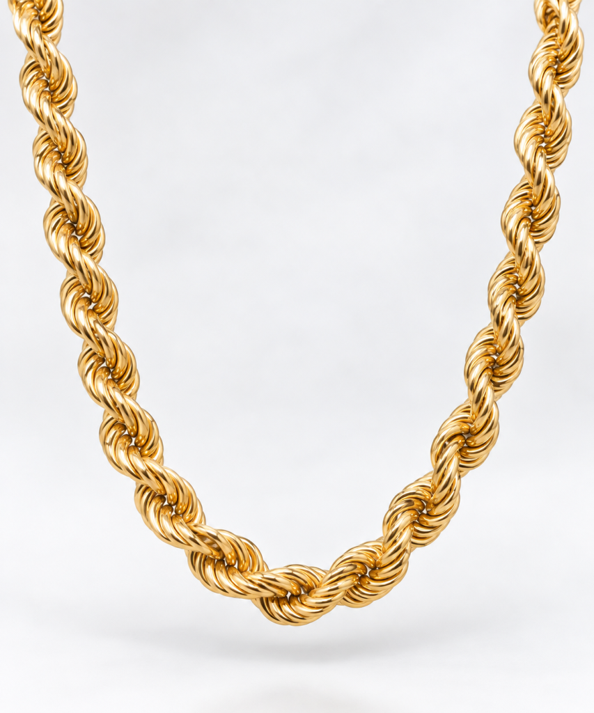 Cordón de Oro 18K 70 cm | Grosor 10 mm | Peso 75,25 g