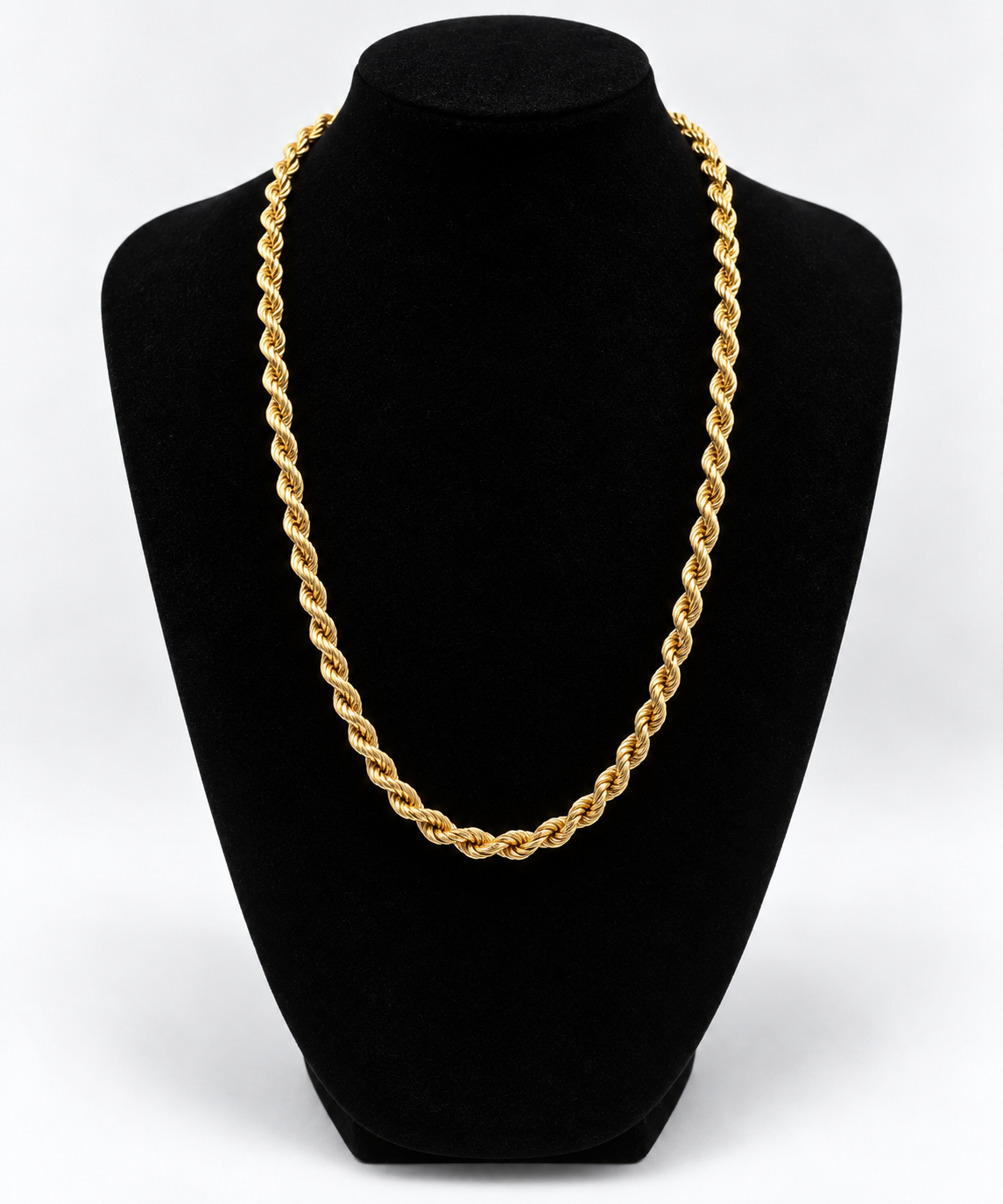 Cadena cordón de oro 18K 60,5 cm | Grosor 7 mm | Peso 23,25 g