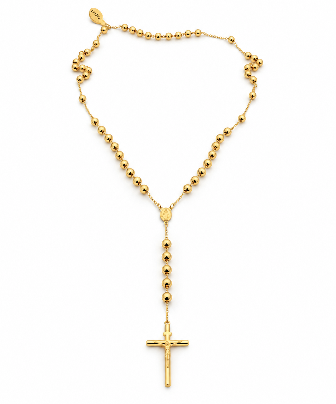 Rosario de Oro 18K 80 cm | Peso 35,45 g