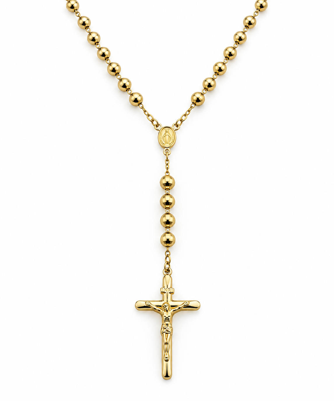 Rosario de Oro 18K 80 cm | Peso 35,45 g