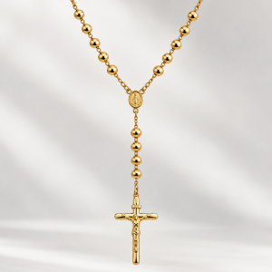 Rosario de Oro 18K 80 cm | Peso 35,45 g
