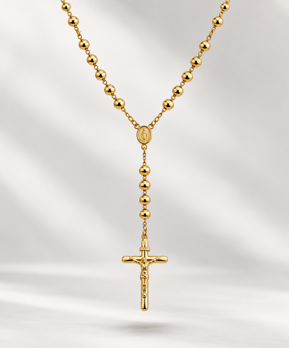 Rosario de Oro 18K 80 cm | Peso 35,45 g