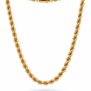 Cordón de Oro 18K 53 cm | Grosor 4 mm | Peso 21,65 g