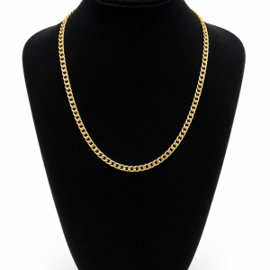 Cadena cubana de oro 18K 60 cm | Grosor 5 mm | Peso 7,43 g
