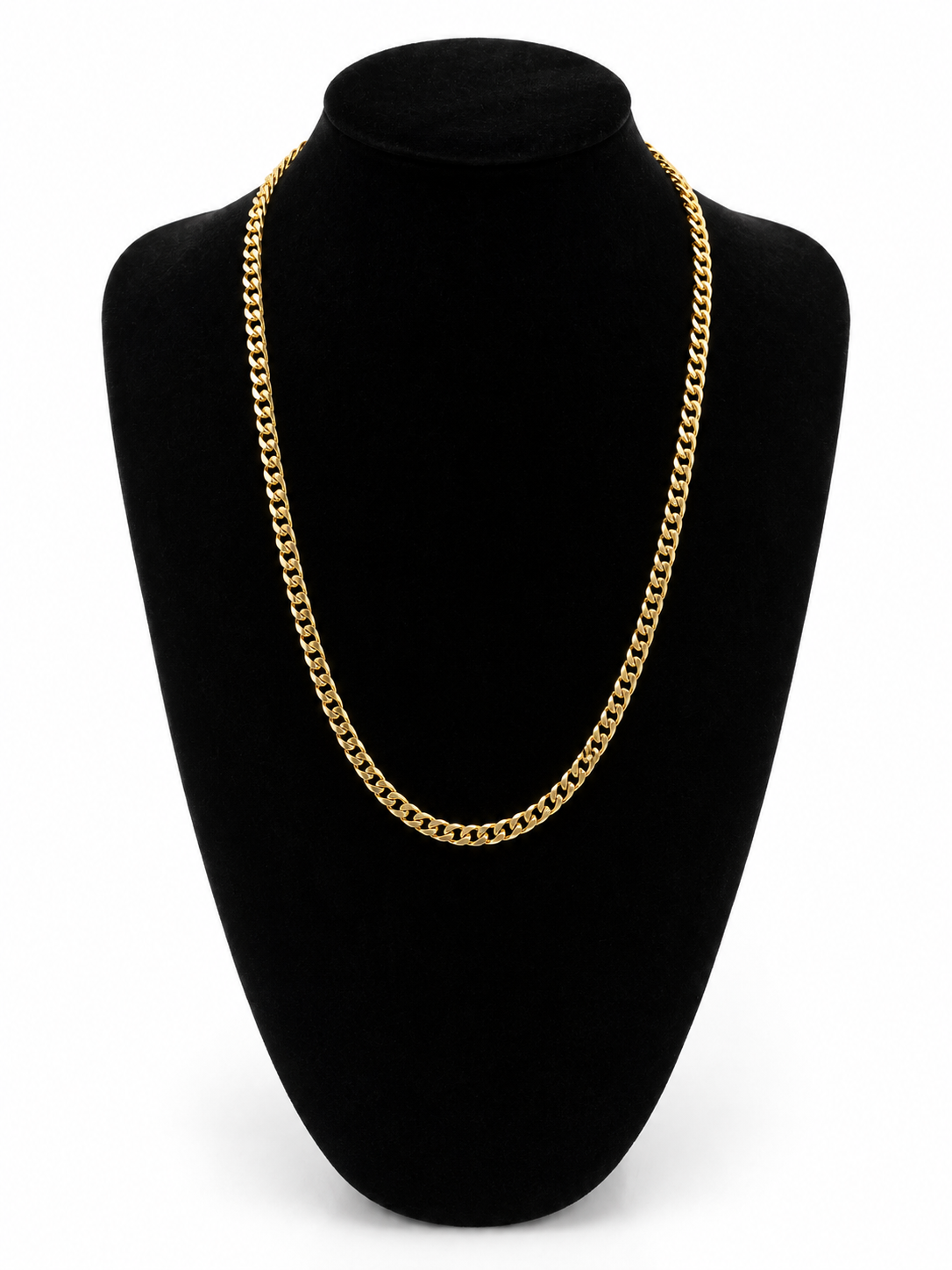 Cadena cubana de oro 18K 60,58 cm | Grosor 6 mm | Peso 22 g