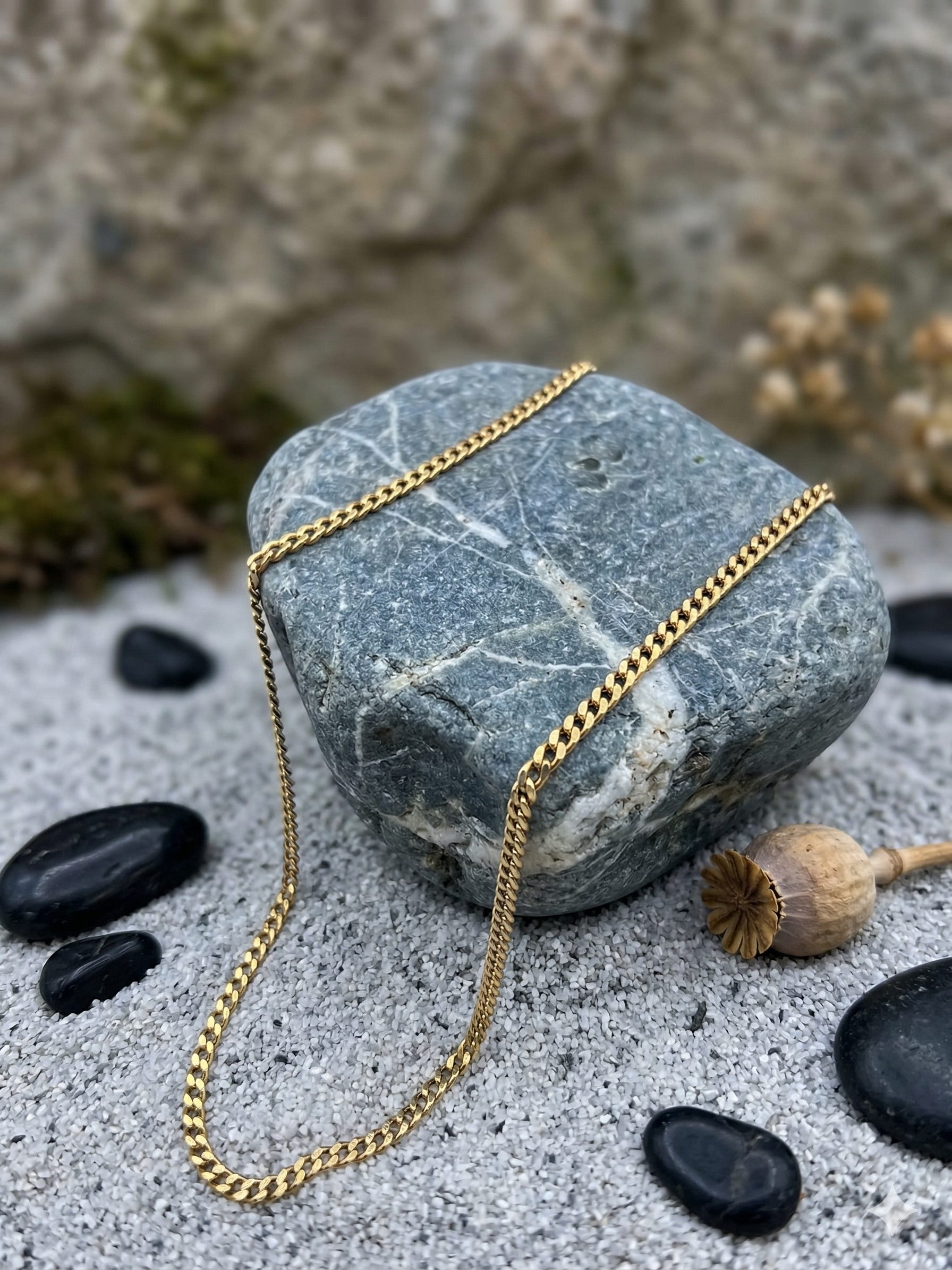 cadena cubana 55cm 3mm