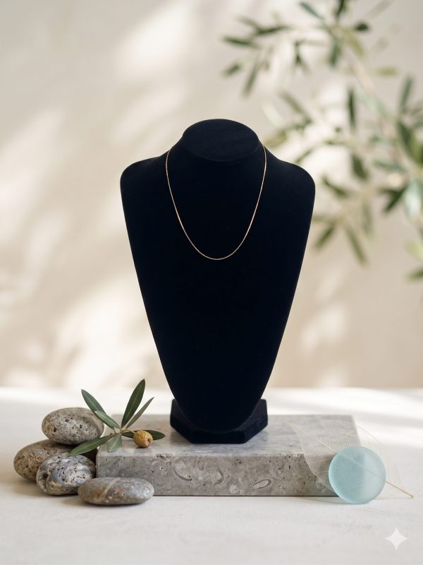 Cadenita Cubana de Oro 18K 48 cm | Grosor 1 mm | Peso 0,75 g