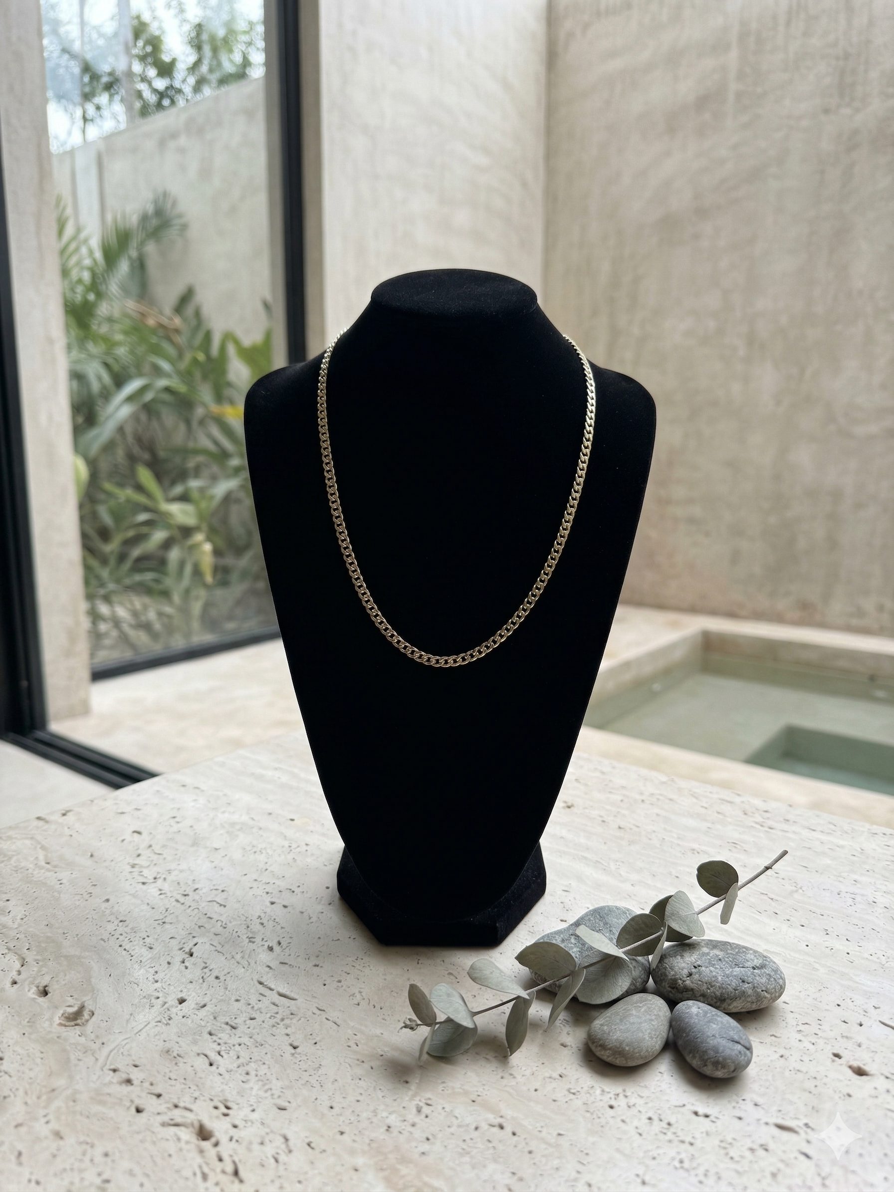 Cadena Cubana de Oro 18K 60 cm | Grosor 5 mm | Peso 7,43 g