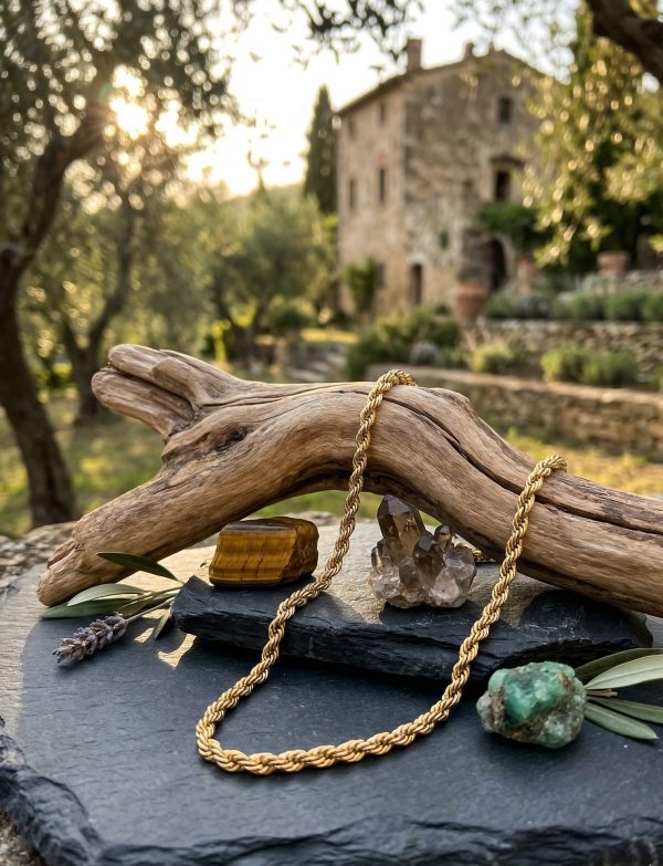 Cordón de Oro 18K 53 cm | Grosor 4 mm | Peso 21,65 g