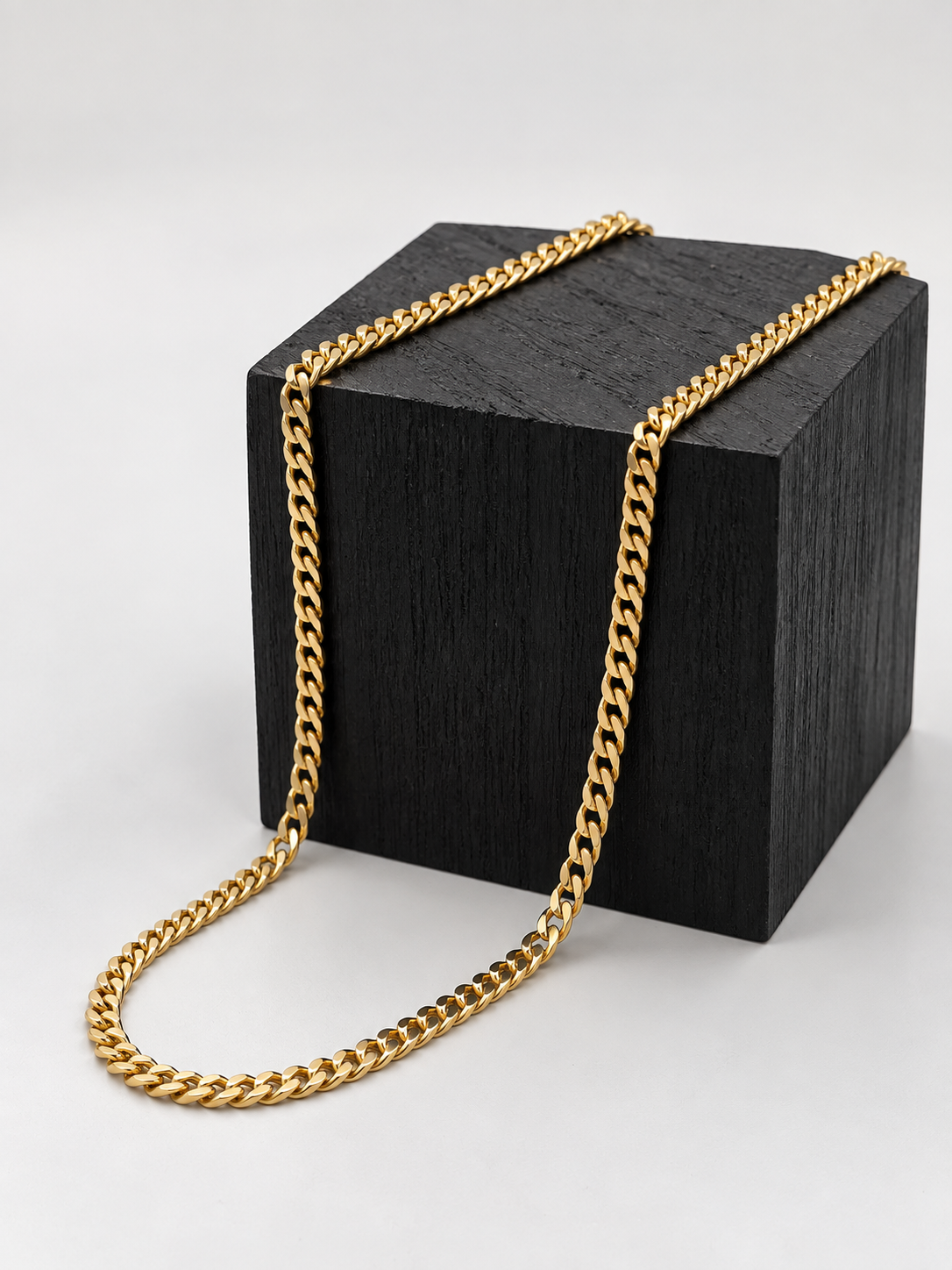 Cadena Cubana de Oro 18K 55 cm | Grosor 3 mm | Peso 9,05 g
