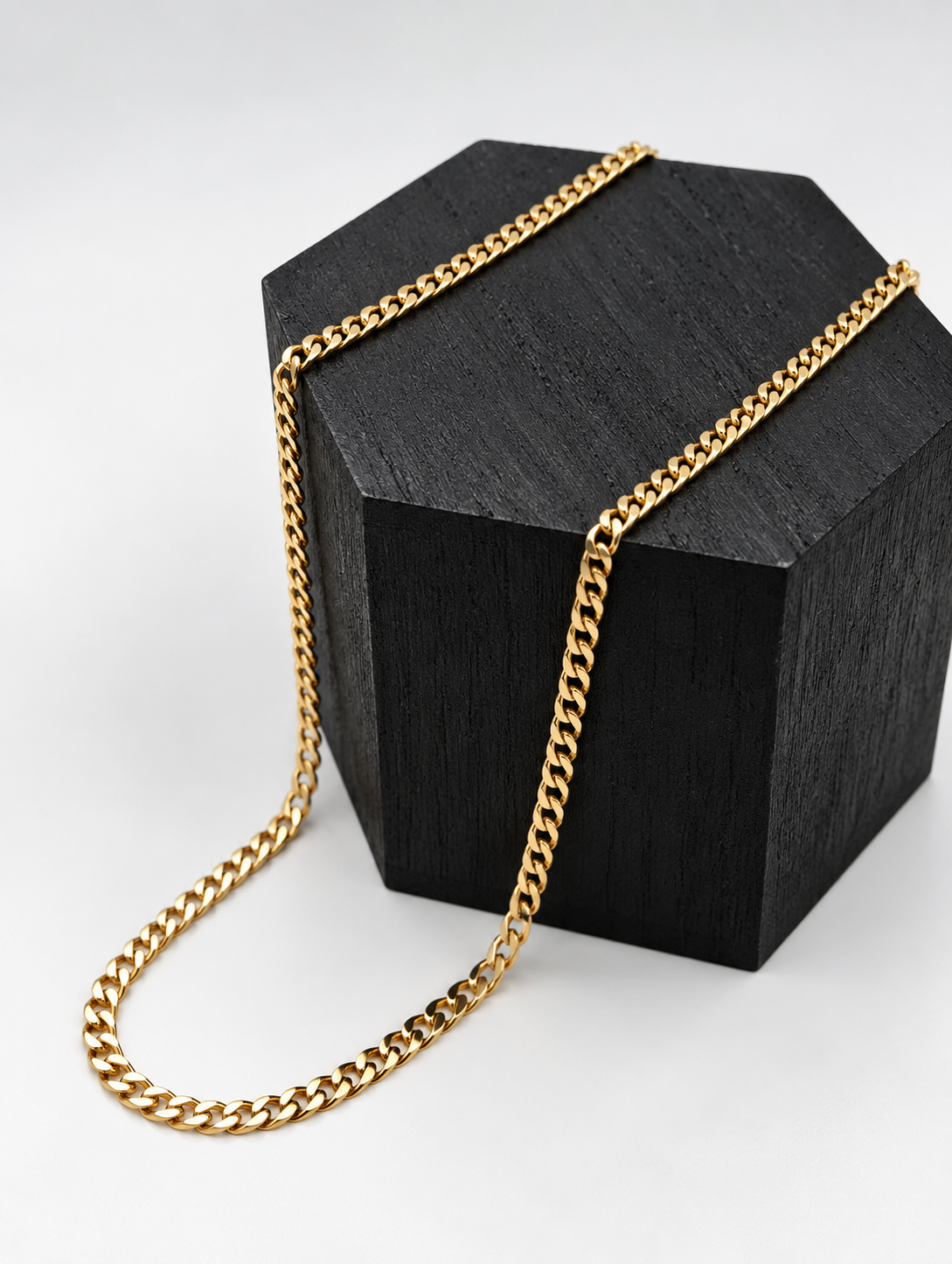 Cadena Cubana de Oro 18K 55 cm | Grosor 3 mm | Peso 9,05 g