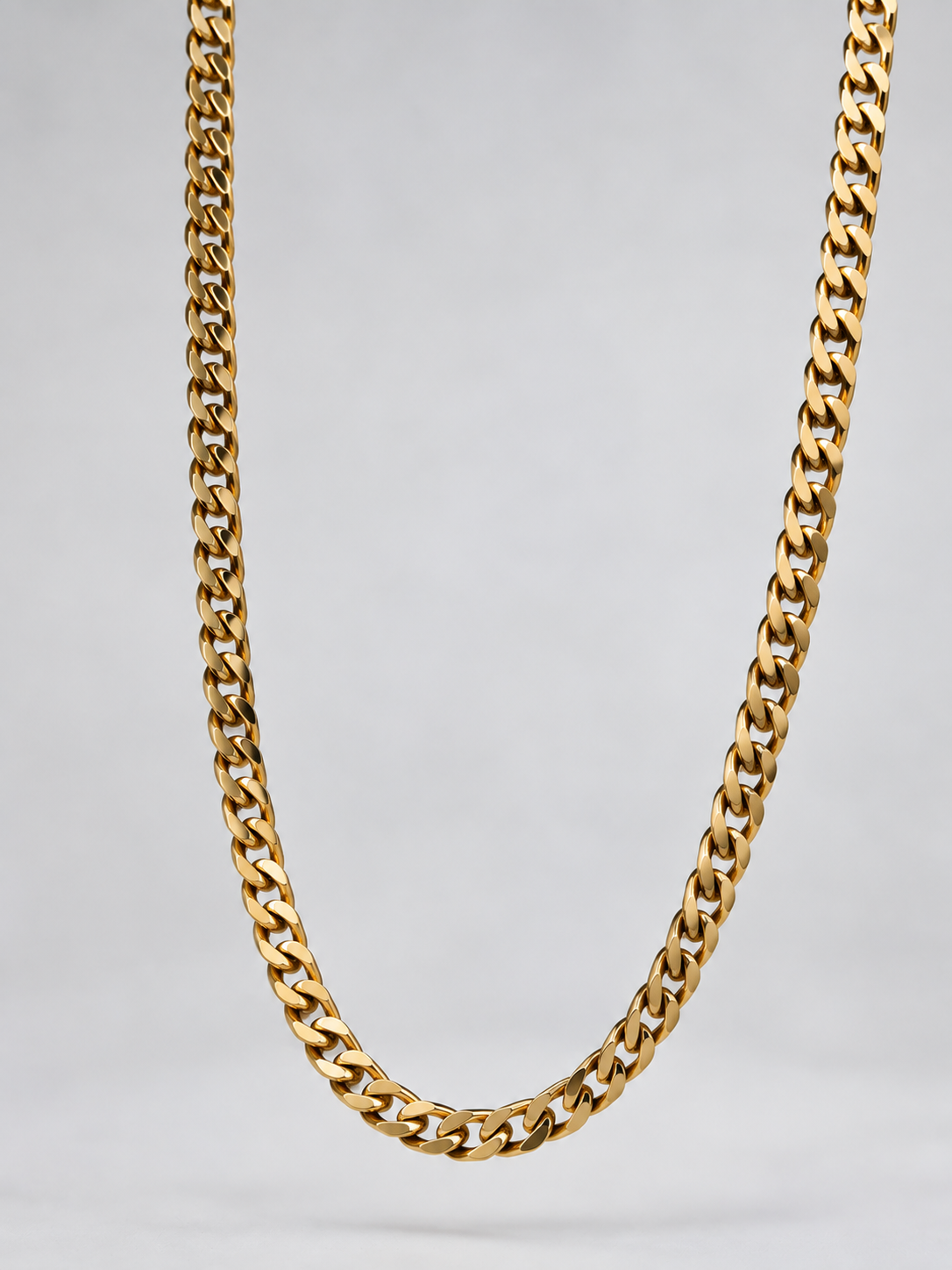 Cadena Cubana de Oro 18K 55 cm | Grosor 3 mm | Peso 9,05 g