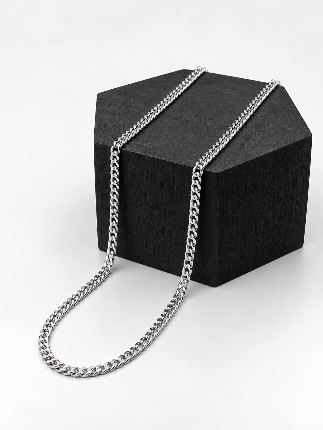Cadena Cubana de Plata 65 cm – 5 mm de Grosor (15,4 g)