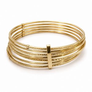 Pulsera Semanario de Oro de 18K – 24,1 g