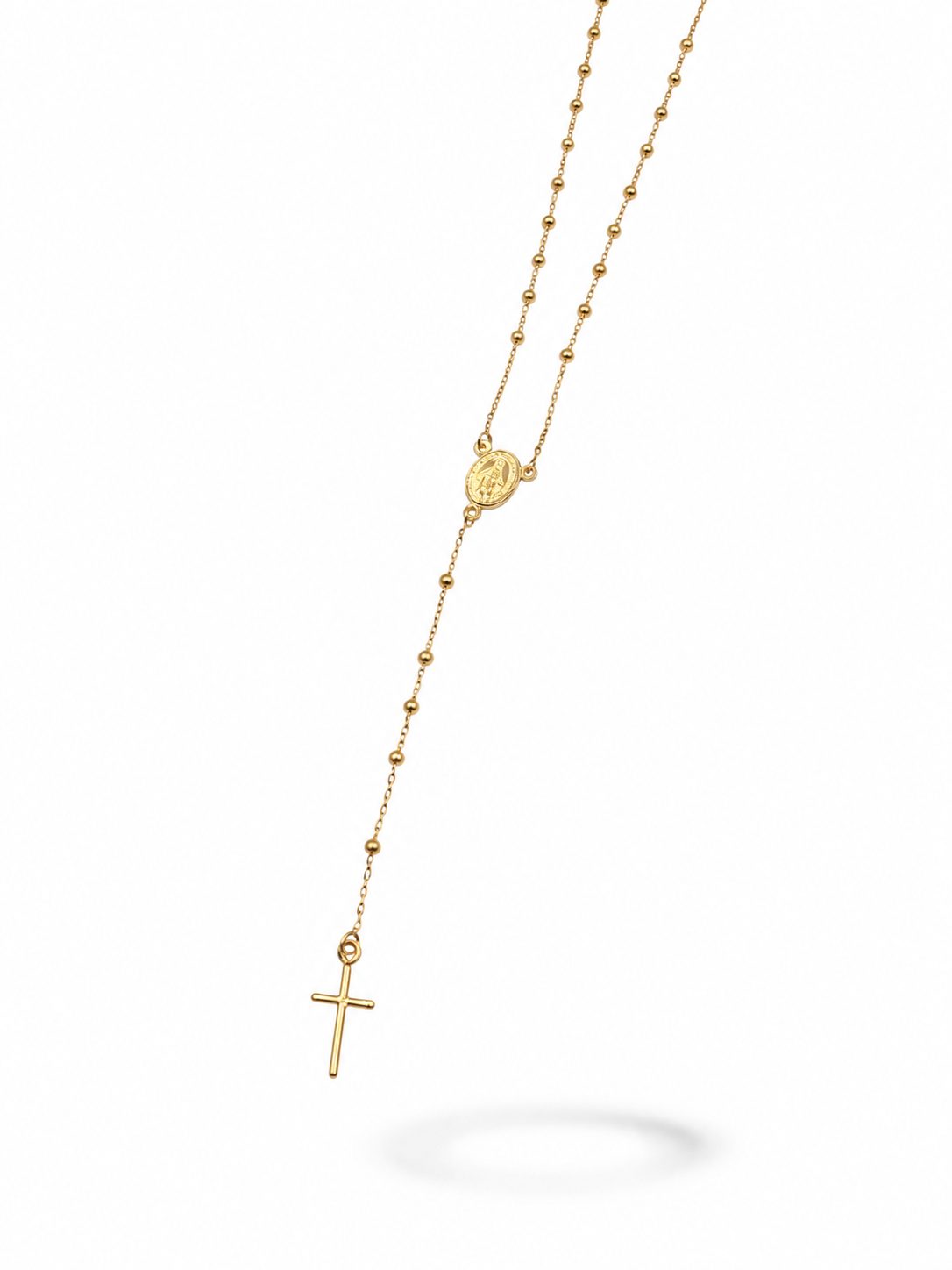 Collar Rosario de Oro de 18K – 60 cm
