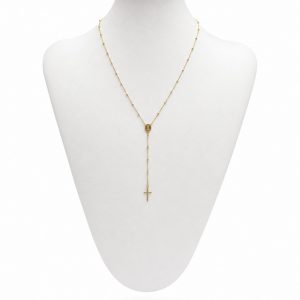 Collar Rosario de Oro de 18K – 60 cm