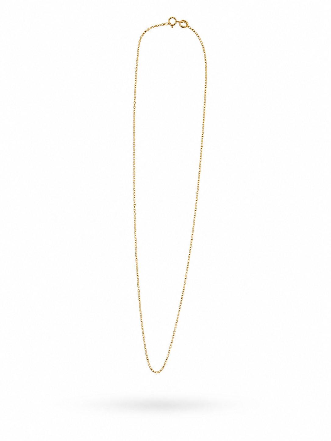 Cadena Rolo Adiamantada de Oro de 18K – 45 cm