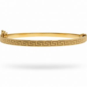 Brazalete de Oro de 18K con Motivos Clásicos Ornamentales