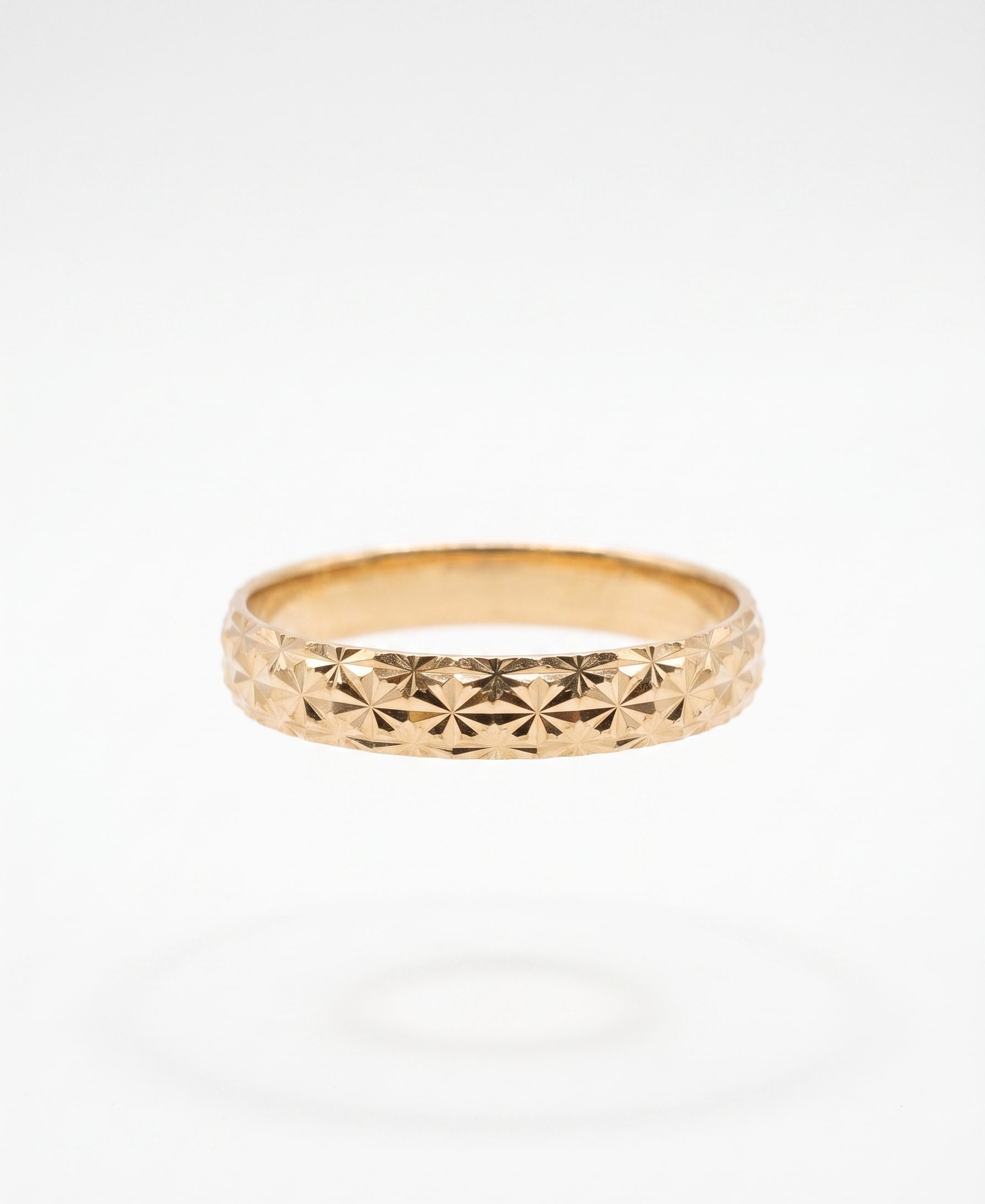 Anillo Alianza Adiamantada en Oro 18K | Talla 22 | 2,43 g