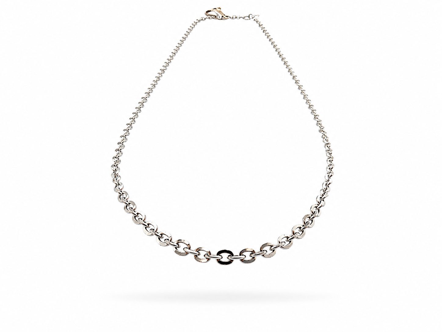 Cadena Rolo de Oro Blanco de 18K – 44,5 cm – 2mm – 4,1g