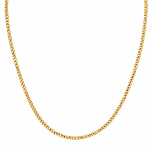 Cadena Cubana de Oro 18K – 55 cm