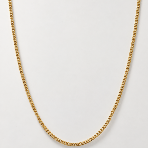 Cadena Cubana Maciza de Oro 18K – 50,5 cm