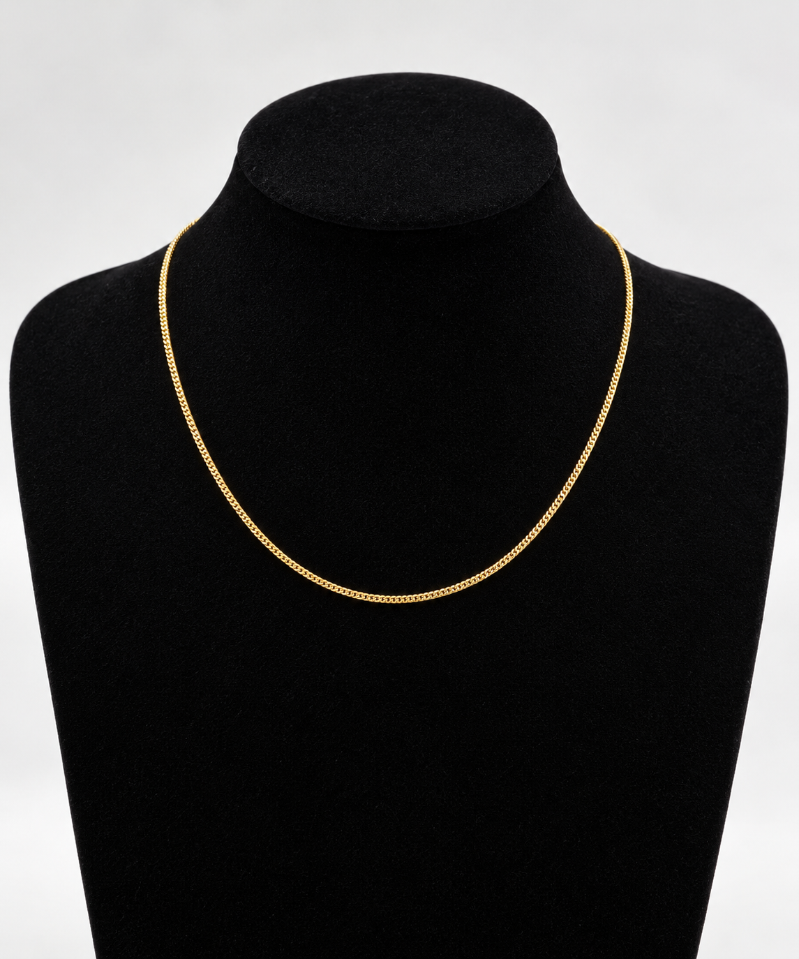 Cadena Cremallera de Oro 18K 42 cm | Grosor 1 mm | Peso 4,55 g
