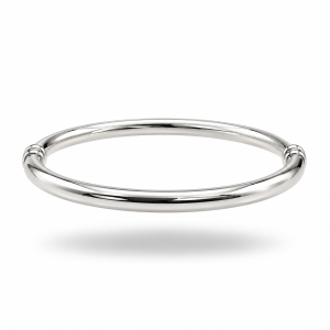 Brazalete redondo de plata 925